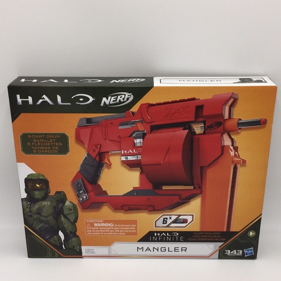 Nerf Halo Mangler Dart Blaster 6 Dart Drum - Picture 12 of 12